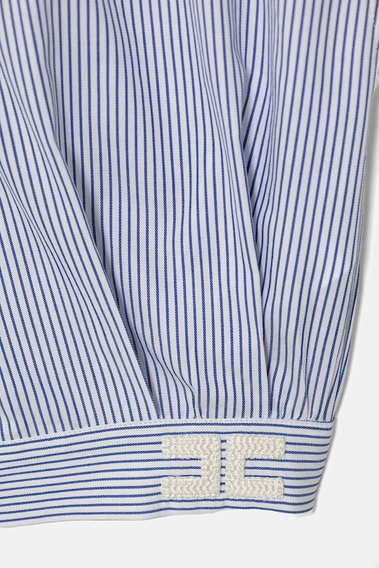 Κοριτσίστικα Παιδικό βαμβακερό πουκάμισο Elisabetta Franchi EFCA281.0.CR025.140.158 μπλε