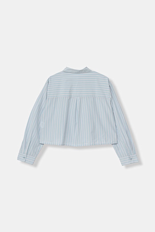 United Colors of Benetton koszula dziecięca bawełniana 50N7CQ04N.G.Stagionale niebieski SS26