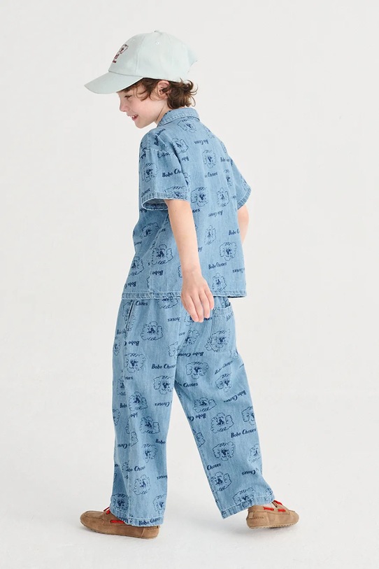 Bobo Choses koszula jeansowa dziecięca Pickle The Dog 126AC037
