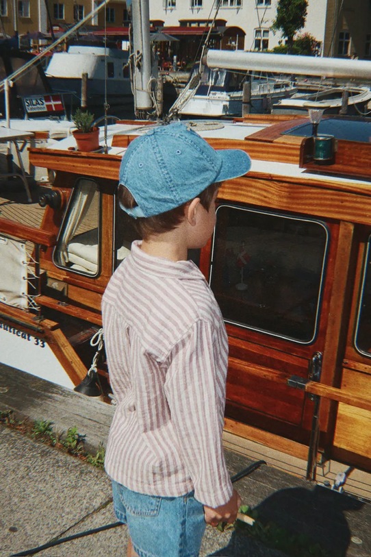 Konges Sløjd риза за деца от памук ELY SHIRT GOTS KS105216.PPY2