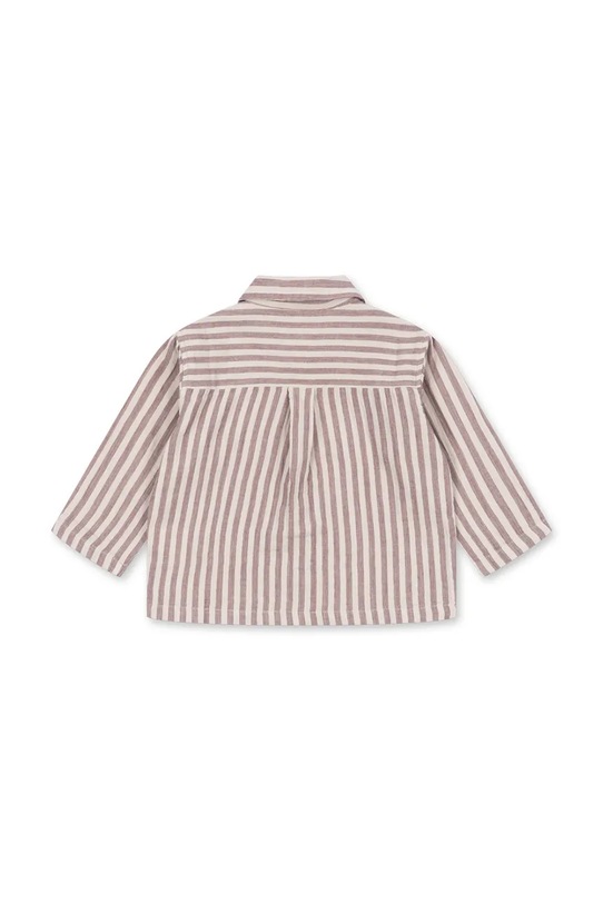 Момче Konges Sløjd риза за деца от памук ELY SHIRT GOTS KS105216.PPY2 бордо