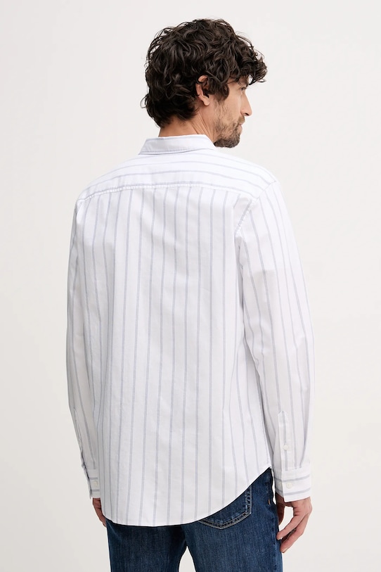 Ρούχα Πουκάμισο Calvin Klein Jeans LV04RE113G λευκό