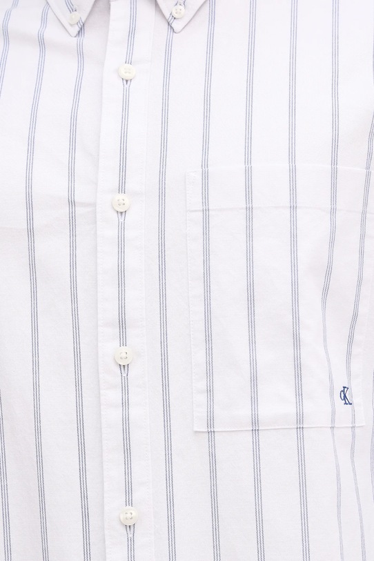 Πουκάμισο Calvin Klein Jeans LV04RE113G λευκό