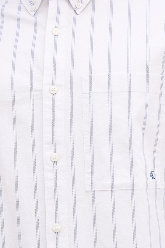 Πουκάμισο Calvin Klein Jeans LV04RE113G λευκό