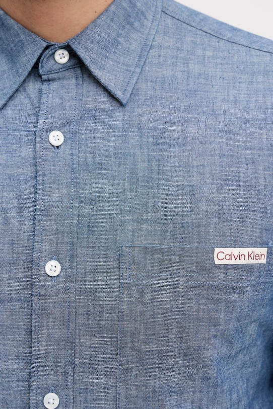 Calvin Klein Jeans koszula bawełniana LV04RF109G niebieski