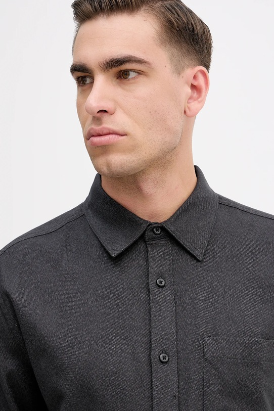 Calvin Klein Jeans koszula bawełniana szary LV14RE112G