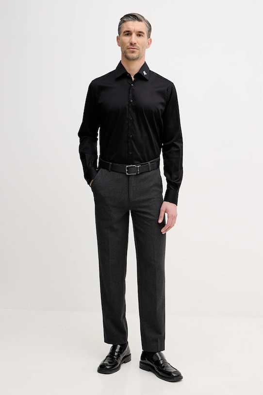 Karl Lagerfeld koszula 561602.605041 czarny SS26