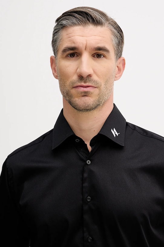 Karl Lagerfeld koszula czarny 561602.605041