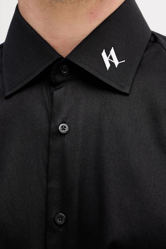 Karl Lagerfeld koszula 561602.605041 czarny