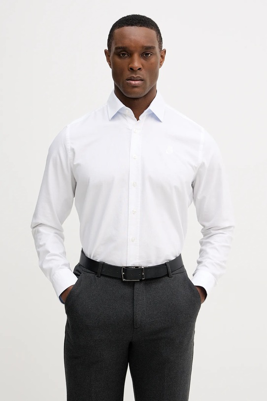 Karl Lagerfeld koszula bawełniana bawełna biały 561784.605192