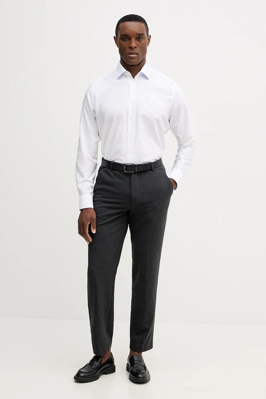 Karl Lagerfeld koszula bawełniana 561784.605192 biały SS26