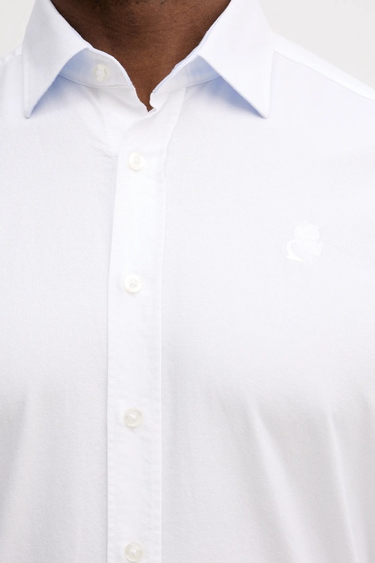 Karl Lagerfeld koszula bawełniana 561784.605192 biały