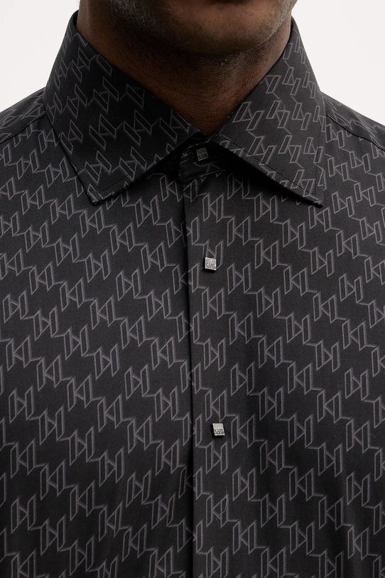 Bavlněná košile Karl Lagerfeld 561666.605000 černá