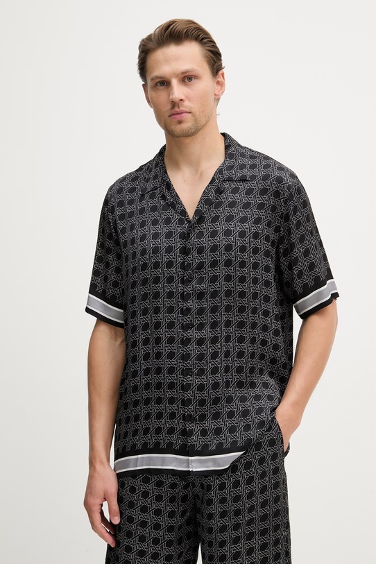 Karl Lagerfeld koszula casual czarny 561881.605942