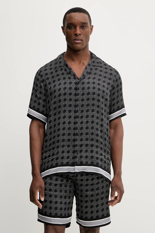 Karl Lagerfeld koszula casual czarny 561881.605942