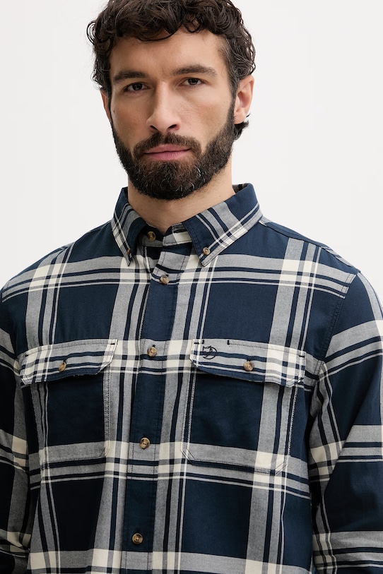 Fjallraven koszula męska bawełniana Övik Lite granatowy F12600311