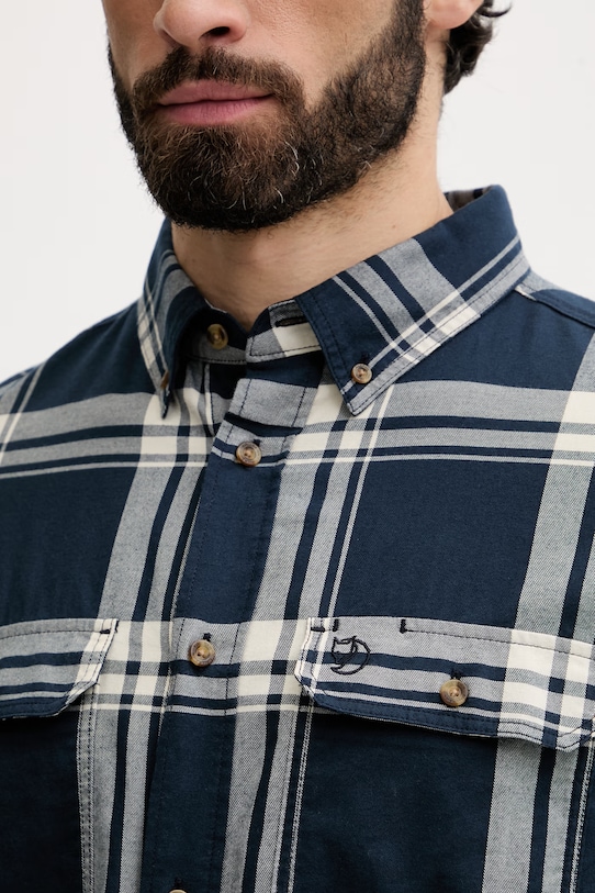 Fjallraven koszula męska bawełniana Övik Lite F12600311 granatowy