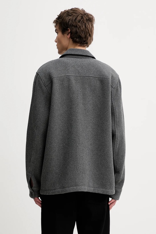 Odzież Les Deux kurtka koszulowa z dodatkiem wełny 1001007 szary