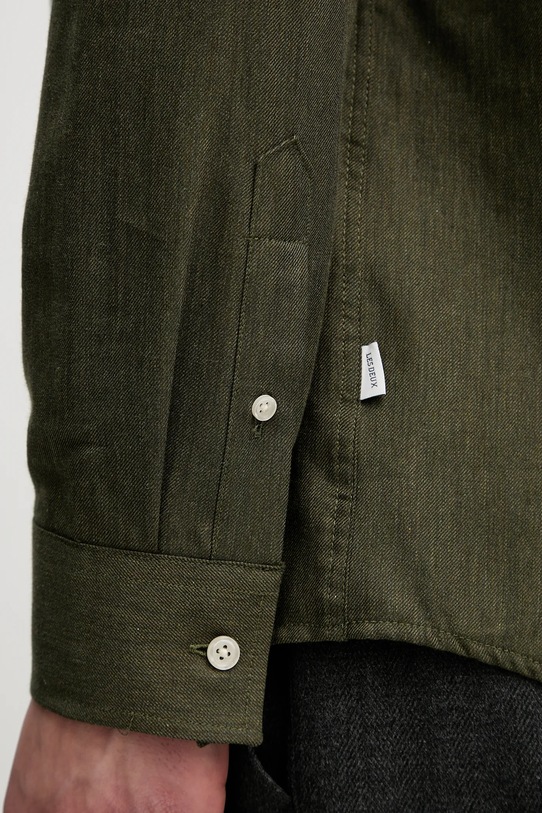Les Deux koszula bawełniana 1001696 zielony