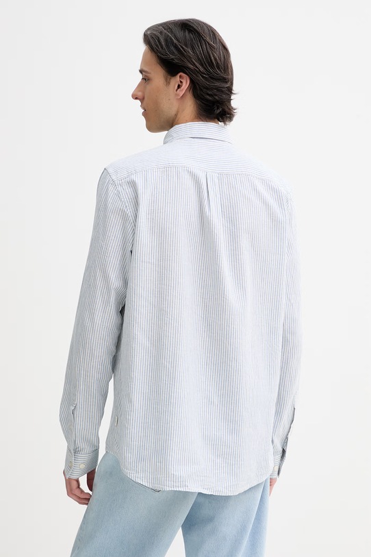 Odjeća Košulja s dodatkom lana Les Deux Konrad 1001330 plava