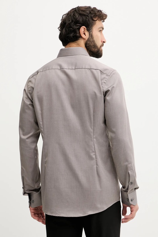 Odzież Eton koszula bawełniana 100014608 beżowy