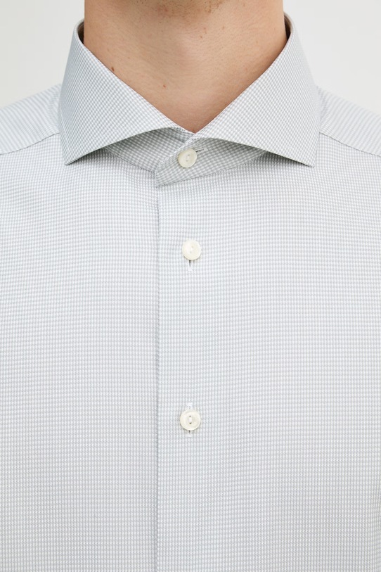 Eton koszula męska bawełniana 100015361 turkusowy