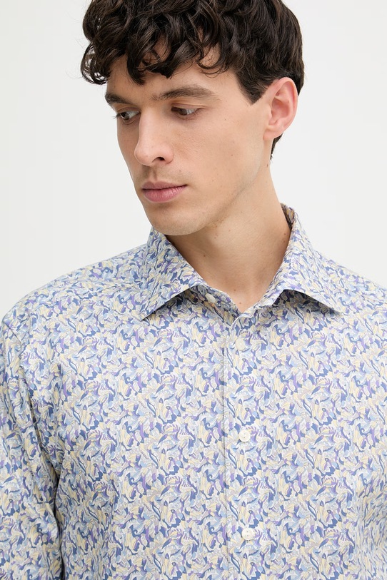 Eton koszula męska bawełniana fioletowy 100014854