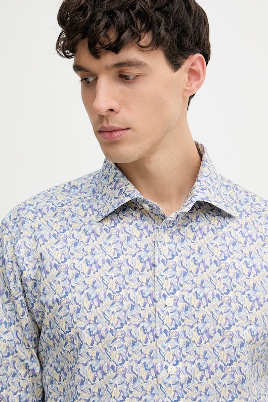 Eton koszula męska bawełniana fioletowy 100014854