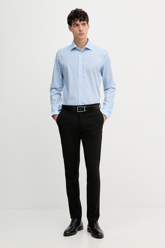 Eton koszula męska bawełniana 100014845 niebieski SS26