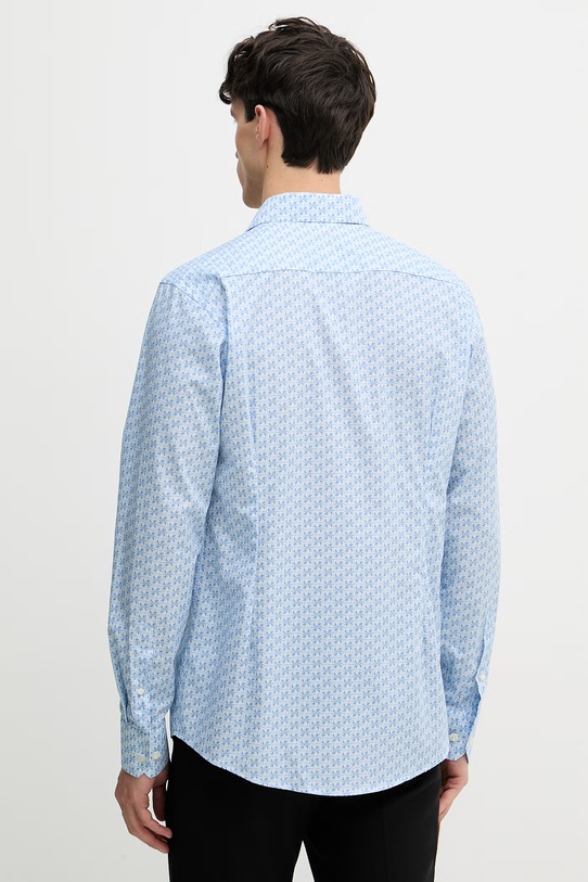 Odzież Eton koszula męska bawełniana 100014845 niebieski