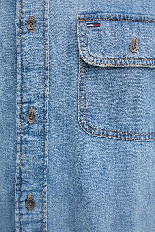 Tommy Jeans koszula jeansowa DM0DM22304 niebieski