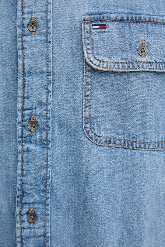 Tommy Jeans koszula jeansowa DM0DM22304 niebieski