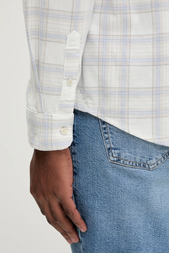 Tommy Jeans koszula sztruksowa DM0DM22408 biały