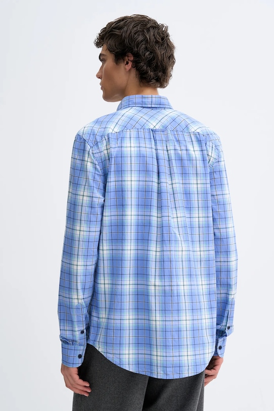 Odzież Tommy Jeans koszula bawełniana DM0DM22423 fioletowy