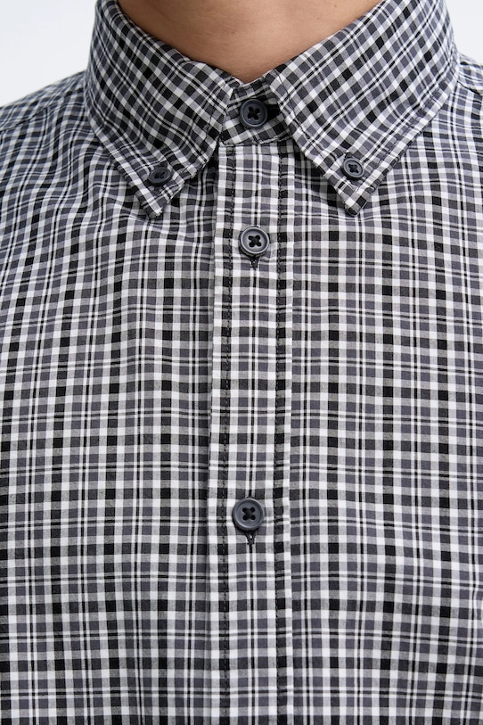 Tommy Jeans koszula bawełniana DM0DM22423 szary