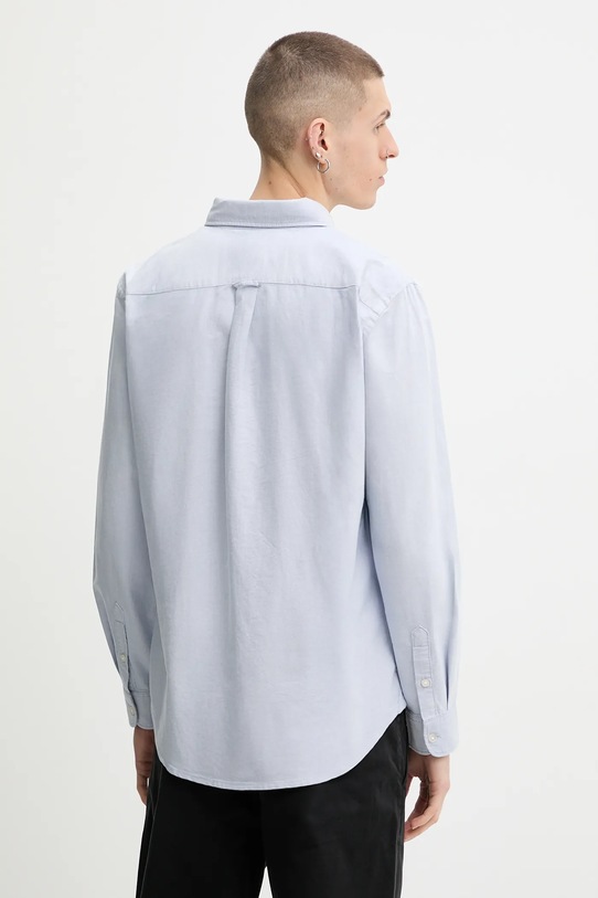 Odzież Tommy Jeans koszula bawełniana DM0DM22836 niebieski