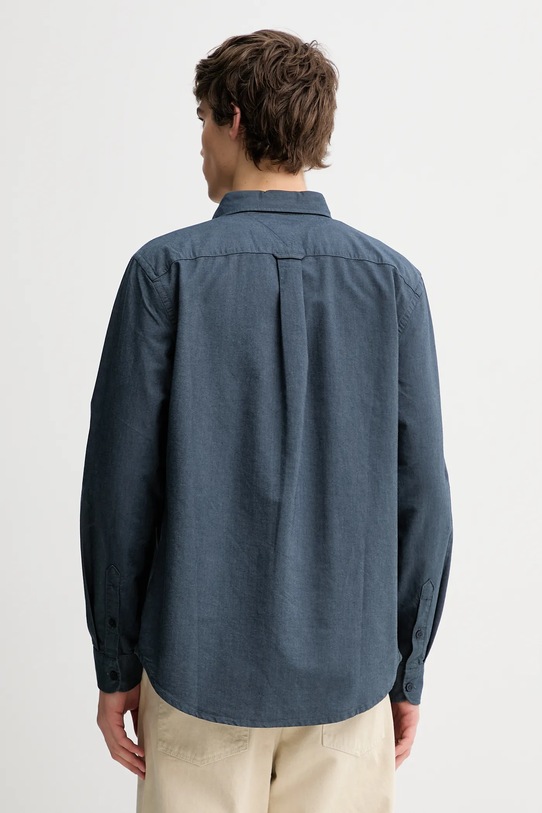 Ρούχα Βαμβακερό πουκάμισο Tommy Jeans DM0DM22836 σκούρο μπλε