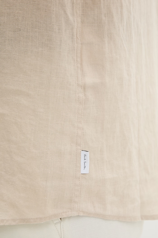 PS Paul Smith pánska ľanová košeľa M2R.708U.V22649 béžová