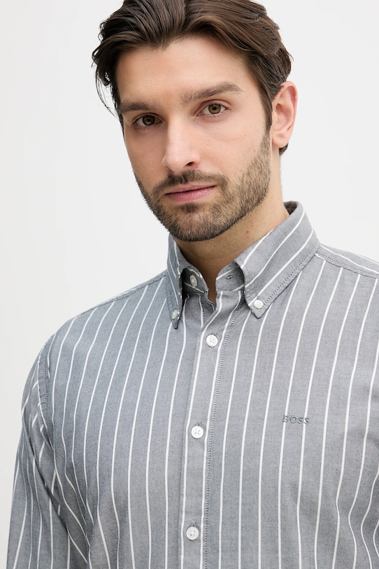 BOSS Orange koszula Ricoplus_M szary 50552959