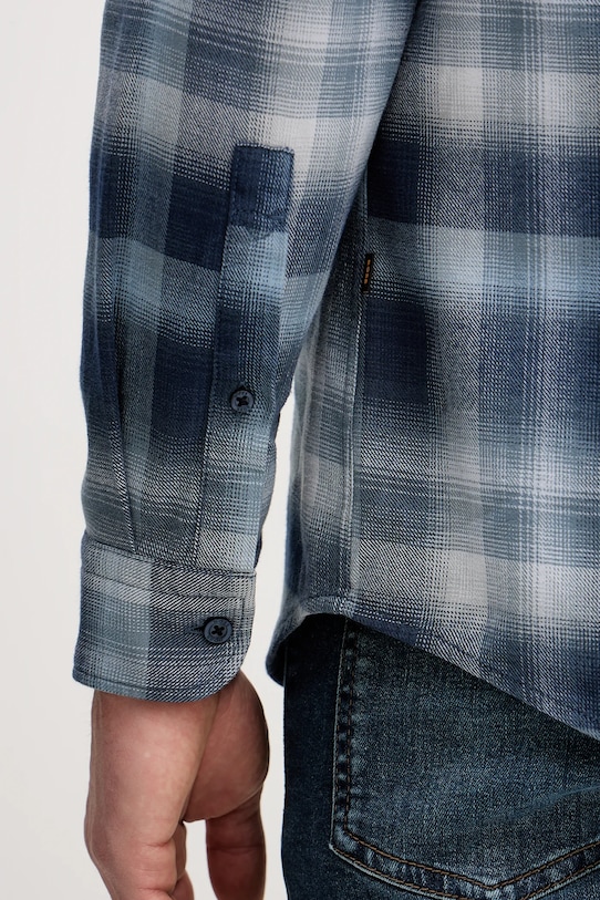 BOSS Orange koszula bawełniana Rickert_M 50552983 niebieski