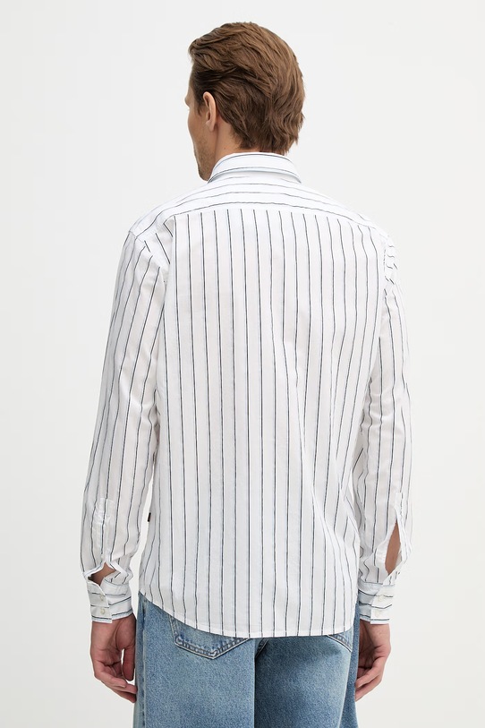 Ρούχα Βαμβακερό πουκάμισο BOSS Orange Relegant_6_M 50553704 λευκό