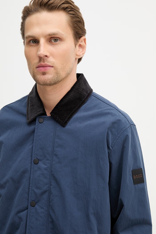 BOSS Orange kurtka Leldon-zip_M granatowy 50555367