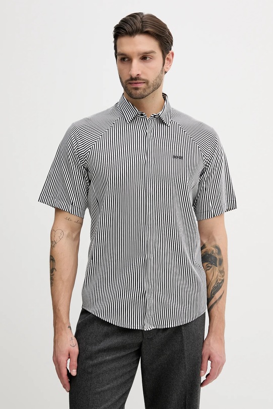 BOSS Green koszula bawełniana ST_Excurse S regular czarny 50554450