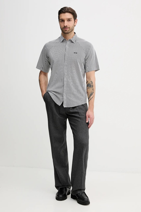 BOSS Green koszula bawełniana ST_Excurse S 50554450 czarny SS26