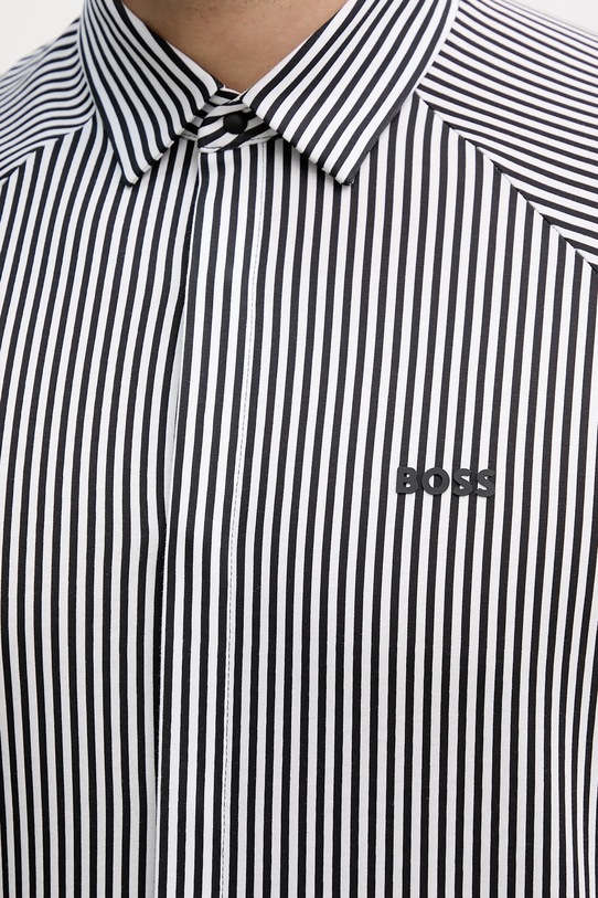 BOSS Green koszula bawełniana ST_Excurse S 50554450 czarny