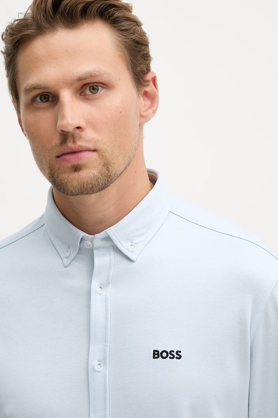 BOSS Green koszula męska bawełniana ST_Motion L niebieski 50555946