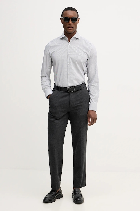 BOSS koszula bawełniana H-HANK-SP-B1-C1-261 50555977 granatowy SS26