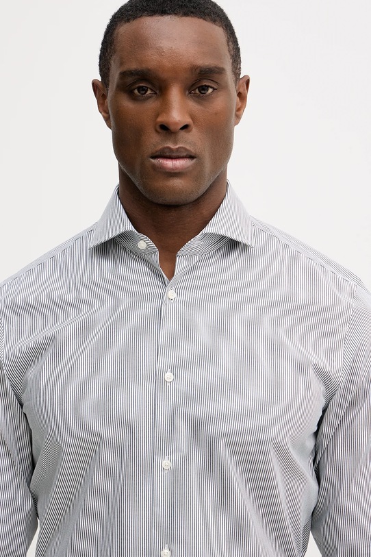 BOSS koszula bawełniana H-HANK-SP-B1-C1-261 granatowy 50555977