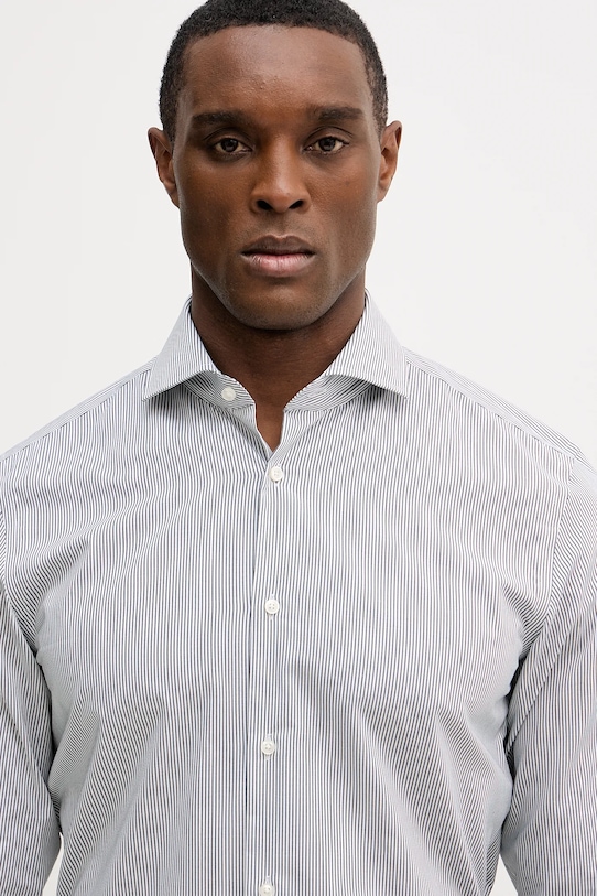 BOSS koszula bawełniana H-HANK-SP-B1-C1-261 granatowy 50555977