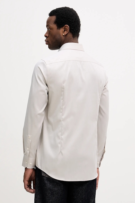 Odzież BOSS koszula bawełniana 50555982 beżowy